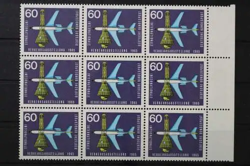 Deutschland (BRD), MiNr. 473 PLF I, 9er Block, postfrisch - 649761