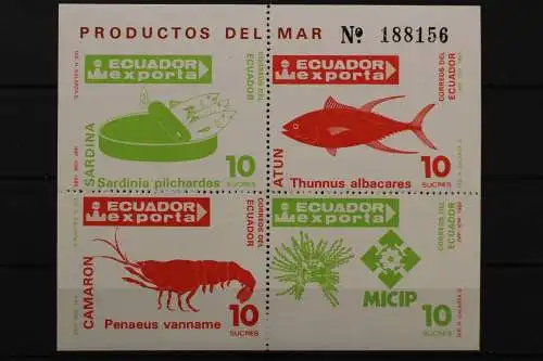 Ecuador, MiNr. Block 124, postfrisch - 649881