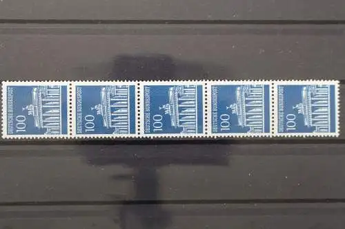 Deutschland (BRD), MiNr. 510 v R, 5er Streifen ZN 470, postfrisch - 649394