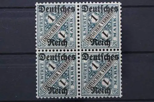 Deutsches Reich Dienst, MiNr. 64, Viererblock, postfrisch - 653141