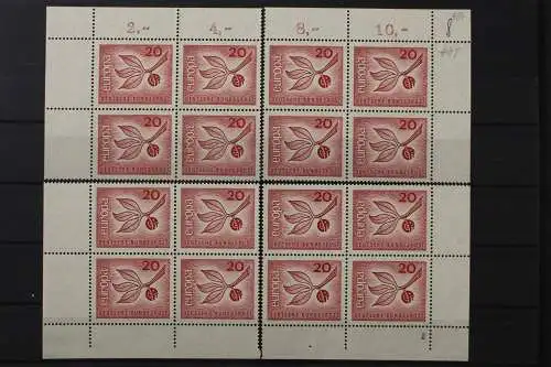 Deutschland, MiNr. 484, alle 4 Eckrandvierer, FN 2, postfrisch - 649746