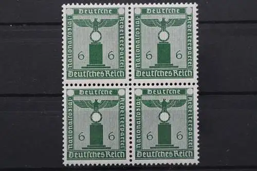 Deutsches Reich Dienst, MiNr. 148, Viererblock, postfrisch - 652508