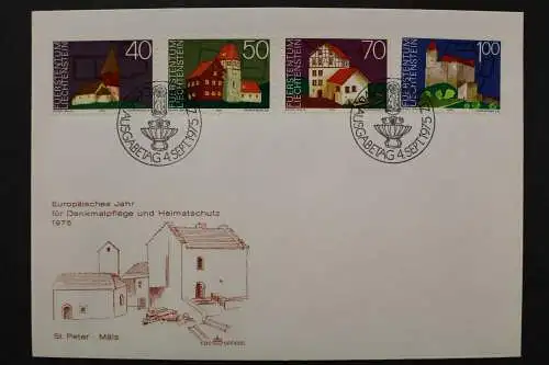 Liechtenstein, MiNr. 630-633, FDC - 653825