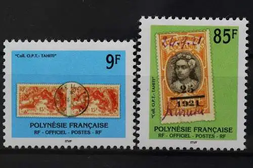 Französisch-Polynesien Dienst, MiNr. 27-28, postfrisch - 651191