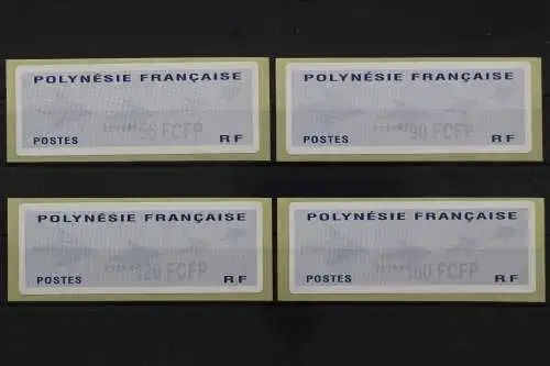 Franz. Polynesien Automaten, MiNr. 1, 4 Werte, skl., postfrisch - 651189