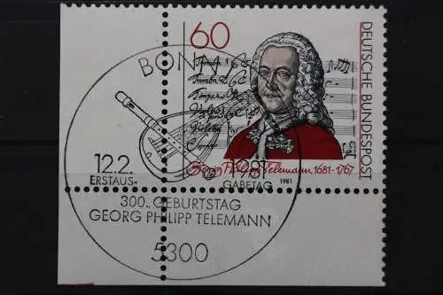 Deutschland (BRD), MiNr. 1085, Ecke links unten, ESST - 651317