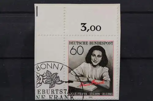 Deutschland (BRD), MiNr. 1013, Ecke links oben, Briefstück - 650468