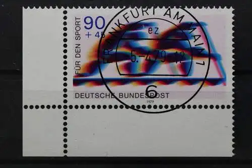 Deutschland (BRD), MiNr. 1010, Ecke links unten, EST - 650505