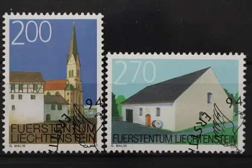 Liechtenstein, MiNr. 1467-1468, gestempelt - 651872