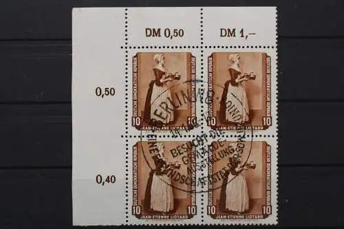 DDR, MiNr. 505 PLF I, 4er Block, Ecke links oben, gestempelt - 653219