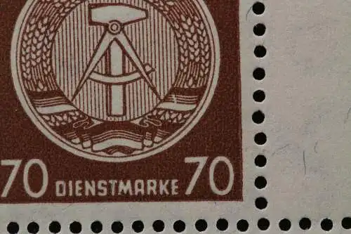 DDR Dienst A, MiNr. 41 A PLF II, 9er Block, postfrisch - 652647