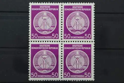 DDR Dienst A, MiNr. 26 x, Viererblock, postfrisch - 652618