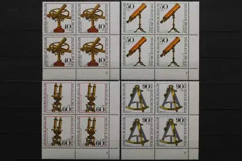 Deutschland, MiNr. 1090-1093 VB Ecke re. unten FN 1 bzw. 2, postfrisch - 207589