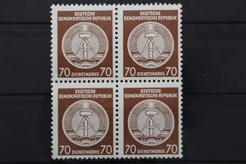 DDR Dienst A, MiNr. 27 x, Viererblock, postfrisch - 652610