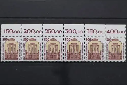 Deutschland (BRD), MiNr. 1679, 6er Streifen, Oberrand, postfrisch - 653412