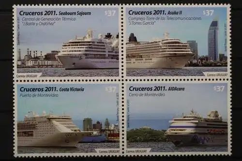 Uruguay, MiNr. 3197-3200, Viererblock, postfrisch - 655664