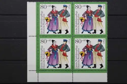 Deutschland, MiNr. 1696, 4er Block, Ecke links unten, postfrisch - 656062