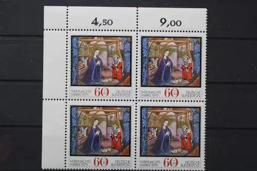 Deutschland, MiNr. 1032, Viererblock, Ecke links oben, postfrisch - 656151