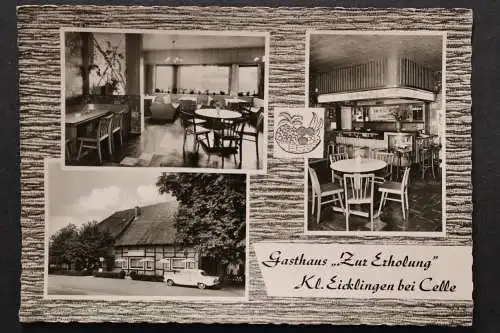 Klein Eicklingen, bei Celle, Gasthaus "Zur Erholung", 3 Ansichten - 421157