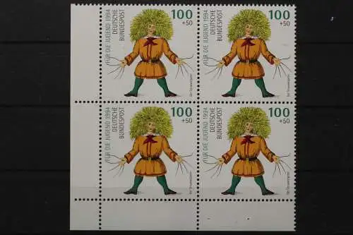 Deutschland, MiNr. 1728, Viererblock Ecke links unten, postfrisch - 656252