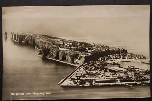 Helgoland, Blick vom Flugzeug auf die Insel - 421255