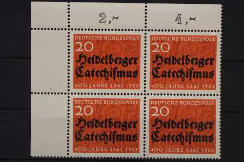 Deutschland, MiNr. 396, Viererblock, Ecke links oben, postfrisch - 656277