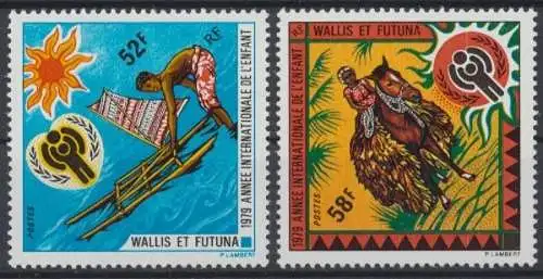 Wallis und Futuna, MiNr. 337-338, postfrisch - 694618