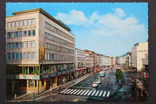 Pforzheim, Leopoldplatz, Goldener Adler, westliche Karl-Friedrich-Str. - 421613