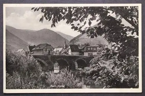 Rech, Ahrtal, Teilansicht, Brücke, Kirche - 421757