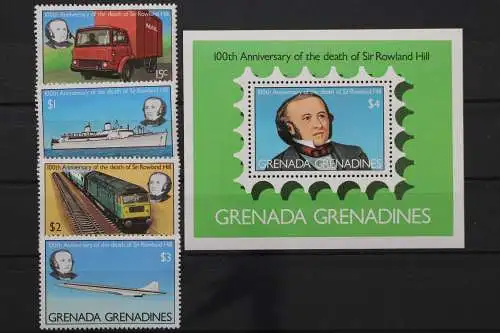 Grenada-Grenadinen, MiNr. 335-338, Block 44, postfrisch - 654712