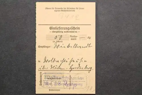 Wolbrechtshausen über Närten-Hardenberg, Landpoststempel - 512326