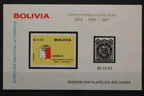 Bolivien, MiNr. Block 50, postfrisch - 654851