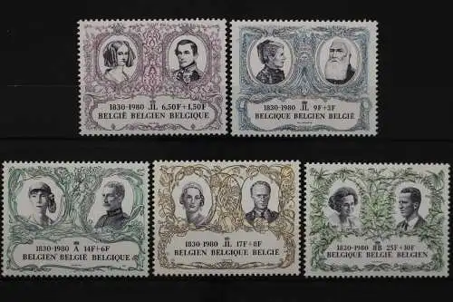 Belgien, MiNr. 2029-2033, postfrisch - 655569