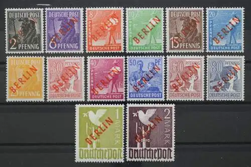 Berlin, MiNr. 21-34, postfrisch, BPP Signatur - 210045