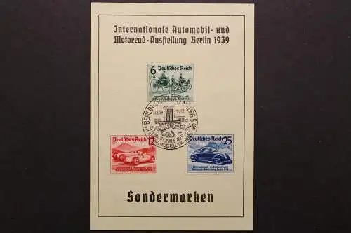 Deutsches Reich, MiNr. 686-688, Sonderblatt Dresdner Bank - 511864