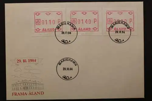 Aland Automaten, MiNr. 1, FDC - 655485