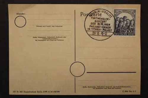 Berlin, MiNr. 72-73 auf zwei Blankokarten, FDC - 656325