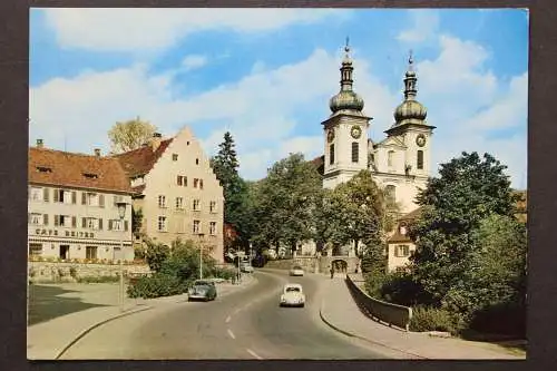 Donaueschingen, Blick zur Stadtkirche, Cafe Reiter - 421611