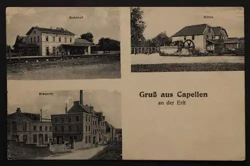 Capellen, an der Erft, Bahnhof, Mühle, Brauerei - 421072