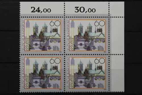 Deutschland, MiNr. 1645, 4er Block, Ecke rechts oben, postfrisch - 656024