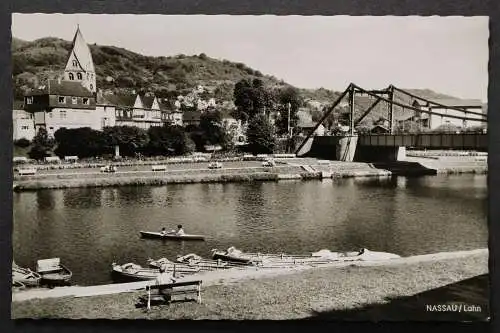 Nassau/Lahn, Teilansicht, Brücke, Kirche - 421884