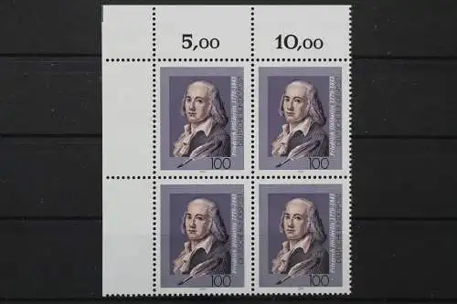 Deutschland, MiNr. 1681, 4er Block, Ecke links oben, postfrisch - 656049