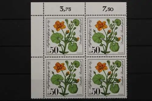 Deutschland, MiNr. 1109, Viererblock, Ecke li. oben, postfrisch - 656831