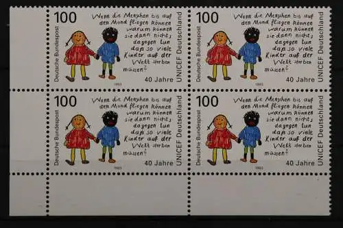 Deutschland, MiNr. 1682, Viererblock, Ecke li. unten, postfrisch - 656694