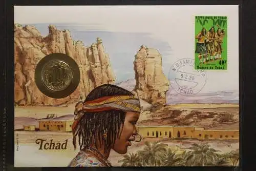 Tschad, Numisbrief, 9.2.1990 - 657112