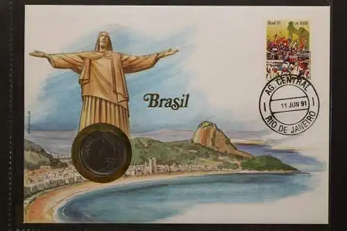 Brasilien, Numisbrief, 11.6.1991 - 657130