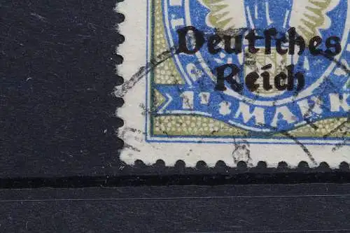 Deutsches Reich, MiNr. 130 PLF III, gestempelt, BPP Signatur - 658599