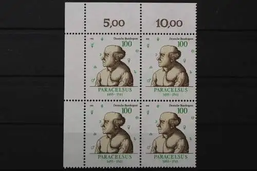 Deutschland, MiNr. 1704, Viererblock, Ecke li. oben, postfrisch - 656207