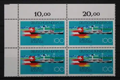 Deutschland, MiNr. 1678, 4er Block, Ecke links oben, postfrisch - 656046