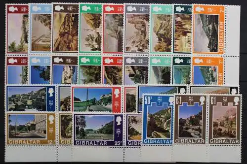 Gibraltar, MiNr. 244-275 Paare, postfrisch - 658124